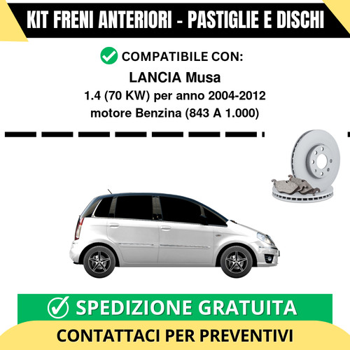 Kit freni anteriori - freni, (pastiglie