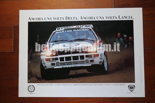 Manifesto poster lancia - poster, delta