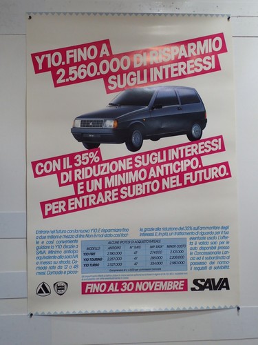 Lancia manifesto - 10,