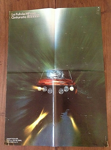 Poster 70x49 lancia fulvia - lancia,