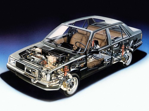 Lancia prisma poster auto - poster,