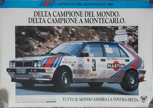 Lancia delta 4wd martini raro - lancia,